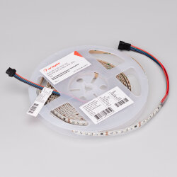 Светодиодная лента SPI-F140-10mm 24V RGB-РХ7-ВРТ (22 W/m, IP20, 3535, 5m) (Arlight, бегущий огонь) 043132