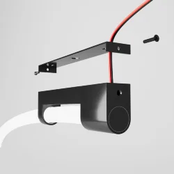 Накладные крепления для круглого гибкого неона Full light черный FL 28160 (070761)