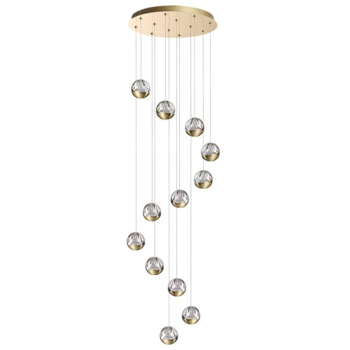Люстра каскадная «ODEON LIGHT» 5101/60L, серия: SONO (крепление на планке). Фото 1.
