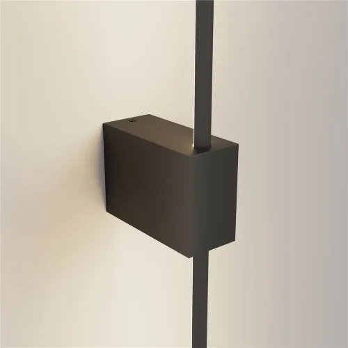 Настенный светильник (бра) Pars 3000К 12Вт IP 20 (Черный) - фото 5