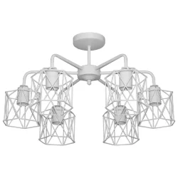 Светильник 'Стелла' 161 НПБ 01-6х60-142 Е27 ИУ бел. муар Элетех 1005404670
