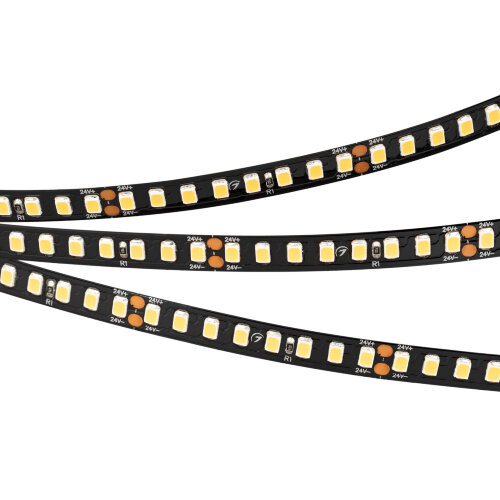 Светодиодная лента RT-5000-2835-160-24V Day4000 (Black 8mm, 12W/m, IP20) (Arlight) - фото 1