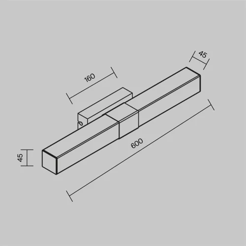 Подсветка Maytoni MIR006WL-L12CH (Хром) - фото 6