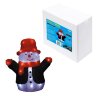 ULD-M2730-024-STA WHITE IP20 SNOWMAN Фигура светодиодная Снеговик, 24 светодиода, 27x17x30 см, цвет свечения-белый, IP20. - фото 10