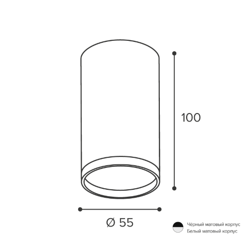 Светильник WOLTA WSL-GU10/14W под лампу GU10 Белый AQUA - фото 2.