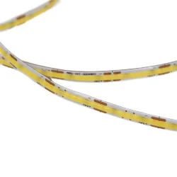 Светодиодная лента COB, 400 chip/m, белая 6500К, 24V, 6W/m, CRI>90, P8, IP20, A641