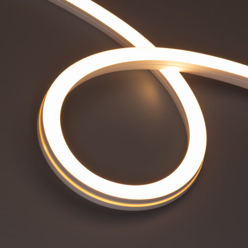 Светодиодная лента герметичная MOONLIGHT-SIDE-X280-16x16mm 24V Warm2700(10 W/m, IP67, 15m, wire x1) (Arlight, Вывод боковой, 5 лет) - фото 1