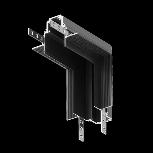 Угловой коннектор внутренний Gravity встраиваемый черный (Черный) - фото 6