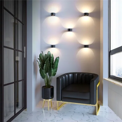 Coneto LED черный Настенный светодиодный светильник MRL LED 1045 чёрный - фото 2