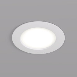 Встраиваемый светильник IP 20, 5Вт, LED, белый, пластик, Denkirs DK3047-WH
