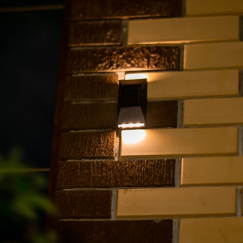 USL-F-154-PT120 NEWYORK Cветильник настенный на солнечной батарее, 6 светодиодов, Белый свет, 1xАА Ni-Mh аккумулятор в-к, IP44, TM Uniel - фото 7