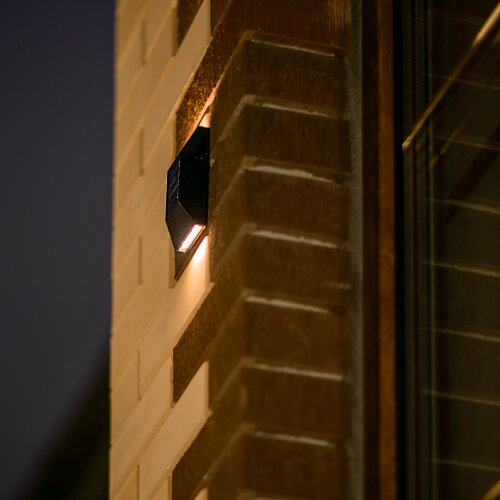 USL-F-154-PT120 NEWYORK Cветильник настенный на солнечной батарее, 6 светодиодов, Белый свет, 1xАА Ni-Mh аккумулятор в-к, IP44, TM Uniel - фото 8