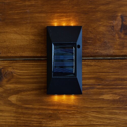 USL-F-154-PT120 NEWYORK Cветильник настенный на солнечной батарее, 6 светодиодов, Белый свет, 1xАА Ni-Mh аккумулятор в-к, IP44, TM Uniel - фото 9