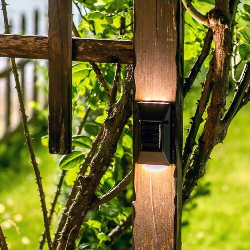 USL-F-154-PT120 NEWYORK Cветильник настенный на солнечной батарее, 6 светодиодов, Белый свет, 1xАА Ni-Mh аккумулятор в-к, IP44, TM Uniel - фото 2