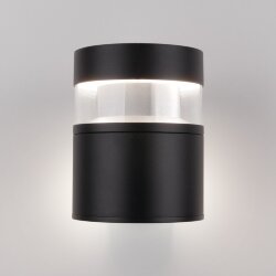 Уличный настенный светодиодный светильник Черный 1530 TECHNO LED  черный