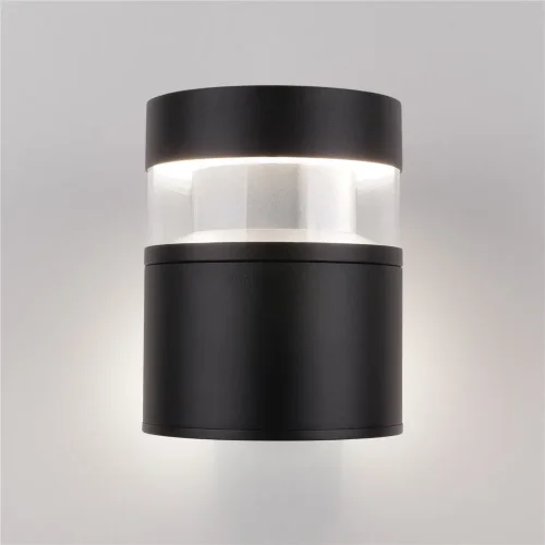 Уличный настенный светодиодный светильник Черный 1530 TECHNO LED  черный - фото 3
