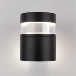 Уличный настенный светодиодный светильник Черный 1530 TECHNO LED  черный (052244)
