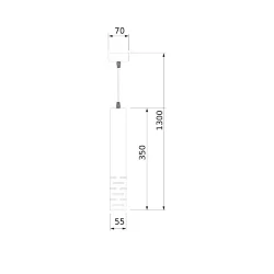 Подвесной светильник DLN003 MR16 черный матовый (046062)