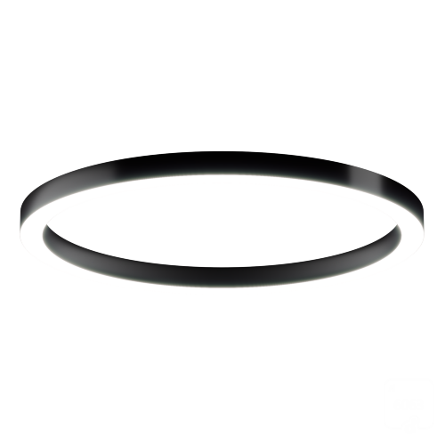 Светильник 6063 кольцо (RAL9005/1850mm/LT70 — 4K/174W) - фото 1