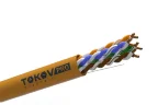 Кабель витая пара U/UTP 4х2х23AWG(0.57мм) кат.6 ZH нг(А)-HF (LSZH) indoor 305м (м) PRO TOKOV ELECTRIC TKP-C06-U42-6-RU-LSZH - фото