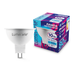 Светодиодная лампа Luminarte LSTD-MR16-10W6KGU5.3 10Вт 6500K GU5.3