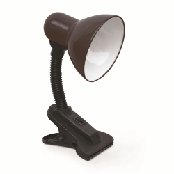 Светильник настольный под лампу на прищепке СНП 21Ч-E27 230В ЧЕРНЫЙ (с подвесом) IN HOME