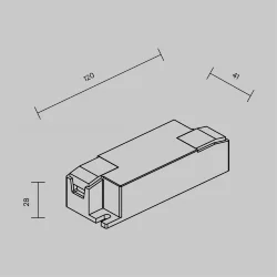Источник тока ZIGBEE 25Вт 250-700А (Белый) 771004