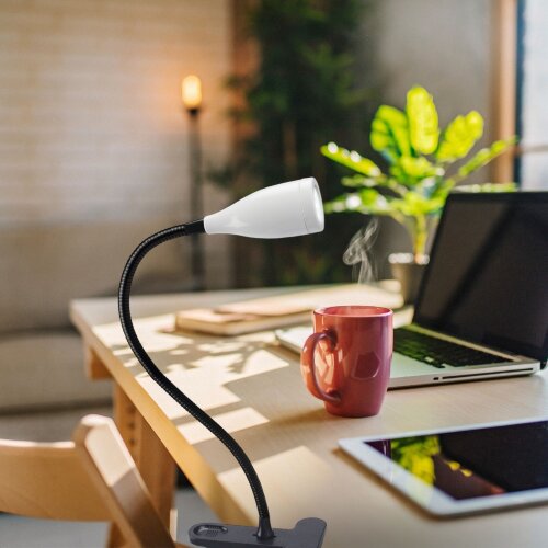 ULM-D501 4W-4000K WHITE Светильник настольный светодиодный прищепка, Механический выключатель, Белый, TM Uniel - фото 3