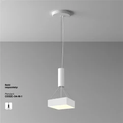 Потолочный светильник Зон / Zon 24 Вт 3000 К 120° (Белый) C032CL-24W3K-SQ-W