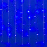 ULD-C1510-160-DTA BLUE IP20 Занавес светодиодный с контроллером, 1.5х1м, 160 светодиодов, Синий свет, Провод прозрачный. - фото 1