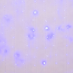 ULD-C1510-160-DTA BLUE IP20 Занавес светодиодный с контроллером, 1.5х1м, 160 светодиодов, Синий свет, Провод прозрачный.