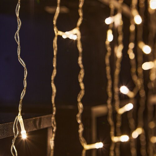 ULD-C3020-160-DTA WARM WHITE IP20 Занавес светодиодный, 3х2м, 160 светодиодов, Теплый белый свет, Провод прозрачный, TM Uniel - фото 6