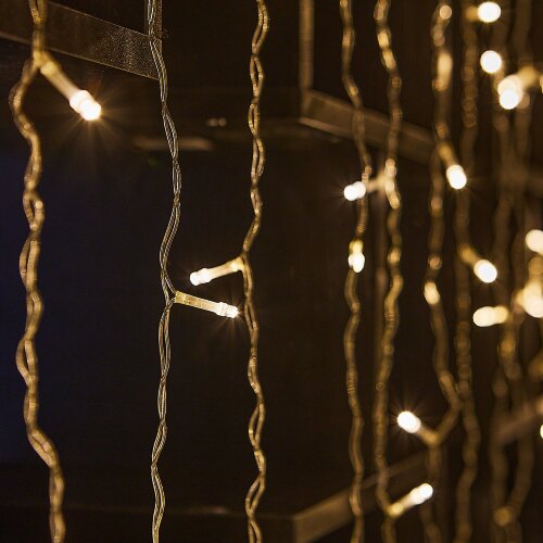 ULD-C3020-160-DTA WARM WHITE IP20 Занавес светодиодный, 3х2м, 160 светодиодов, Теплый белый свет, Провод прозрачный, TM Uniel - фото 7