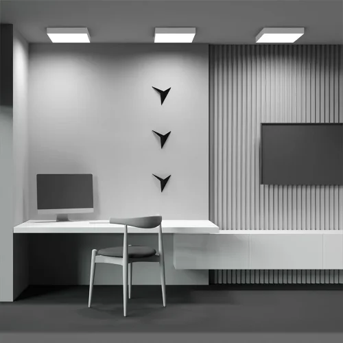 Потолочный светильник Зон / Zon 45 Вт 3000 К 120° (Белый) C032CL-45W3K-SQ-W - фото 7