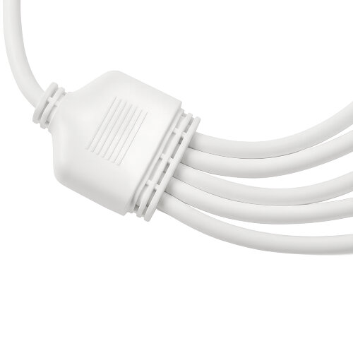 UCX-F90 S5-0.4M-WH Провод-разветвитель для гирлянд серии F90PRO, 0.4м, 5 выходов, Статика-мерцание, IP67, Белый - фото 2