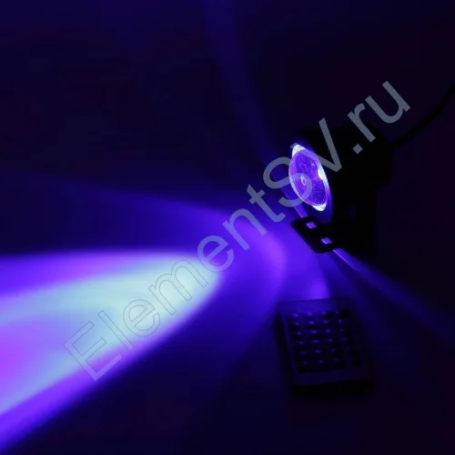 Светодиодный прожектор RB10RGB+IR REM CONTROL V17 (10W, 220V, RGB) - фото 4.