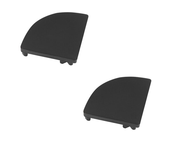 Заглушка для LC-LPU-1616 без отверстия цвет чёрный - фото