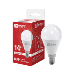 Лампа светодиодная LED-ШАР-VC 14Вт 230В E14 4000K 1330Лм IN HOME