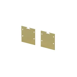Комплект заглушек (для профиля 35x35) 2 шт., ALM-3535BT-BR-EC 642039 (Латунь) 642039