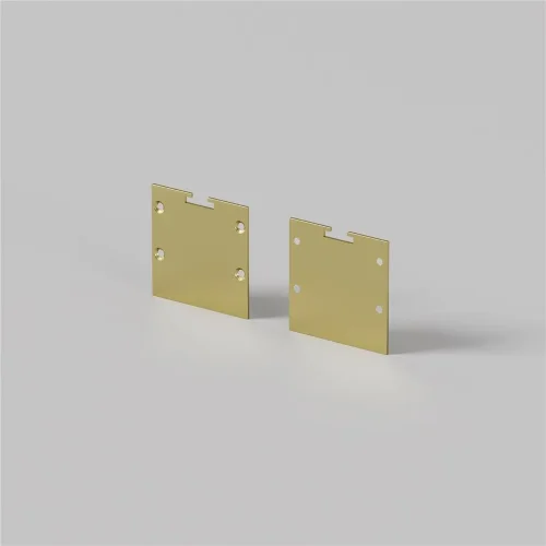 Комплект заглушек (для профиля 35x35) 2 шт., ALM-3535BT-BR-EC 642039 (Латунь) 642039 - фото 3