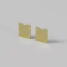 Комплект заглушек (для профиля 35x35) 2 шт., ALM-3535BT-BR-EC 642039 (Латунь) 642039 - фото 3