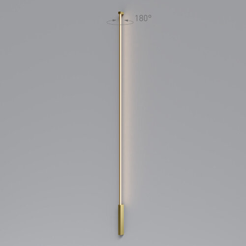 Светильник настенный светодиодный Alto LED 3000K латунь - Фото 2