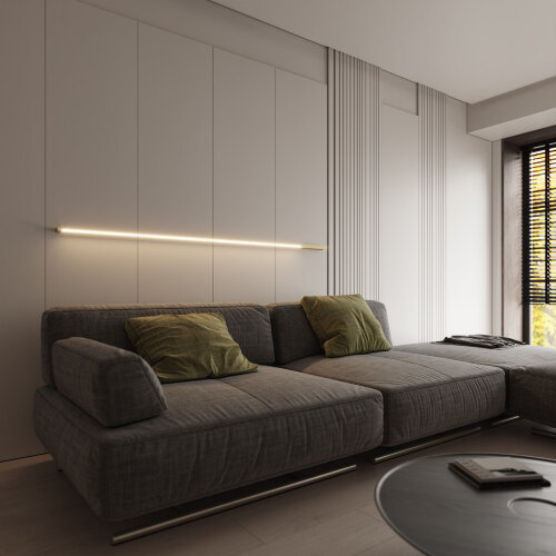 Светильник настенный светодиодный Alto LED 3000K латунь - Фото 4