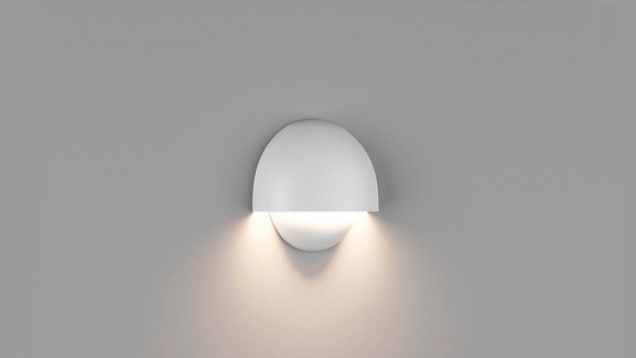 Светильник настенный белый GW MUSHROOM 3000K, GW-A818-10-WH-WW. Фото 3