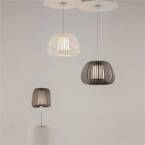 Настольный светильник Kirigami E27x1 (Черный) - фото 11