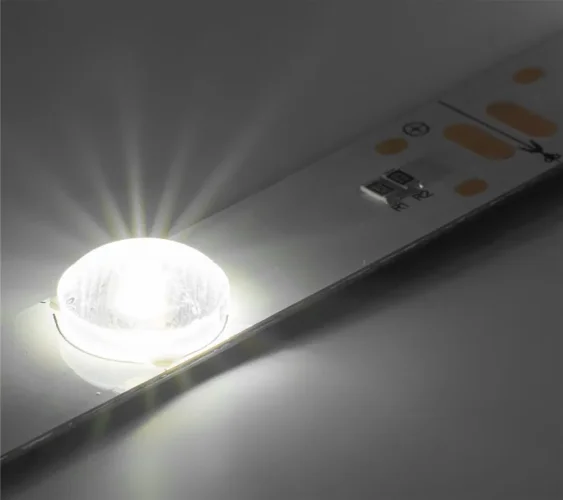 Линейка фронтальная светодиодная ELF 12SMD2835, 12В, 0.95м, с линзами 170гр, белый нейтр 4000-4500K - фото 2