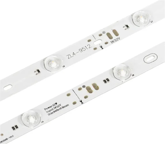 Линейка фронтальная светодиодная ELF 12SMD2835, 12В, 0.95м, с линзами 170гр, белый нейтр 4000-4500K - фото 4