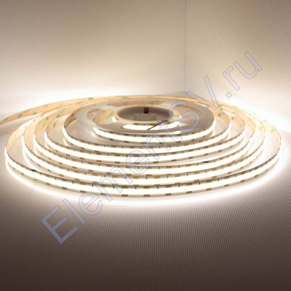 Светодиодная лента LUX class, COB, 480 led/m, day white, 12V, IP20 A223 —  купить в «Элемент Света»