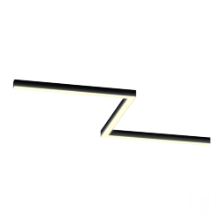 Светильник ЗигЗаг S50 (RAL9005/3x840mm-90/LT70 — 3K/54W)