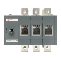 Рубильник 3п 630А реверсивный без рукоятки управления TwinBlock EKF tb-s-630-3p-rev